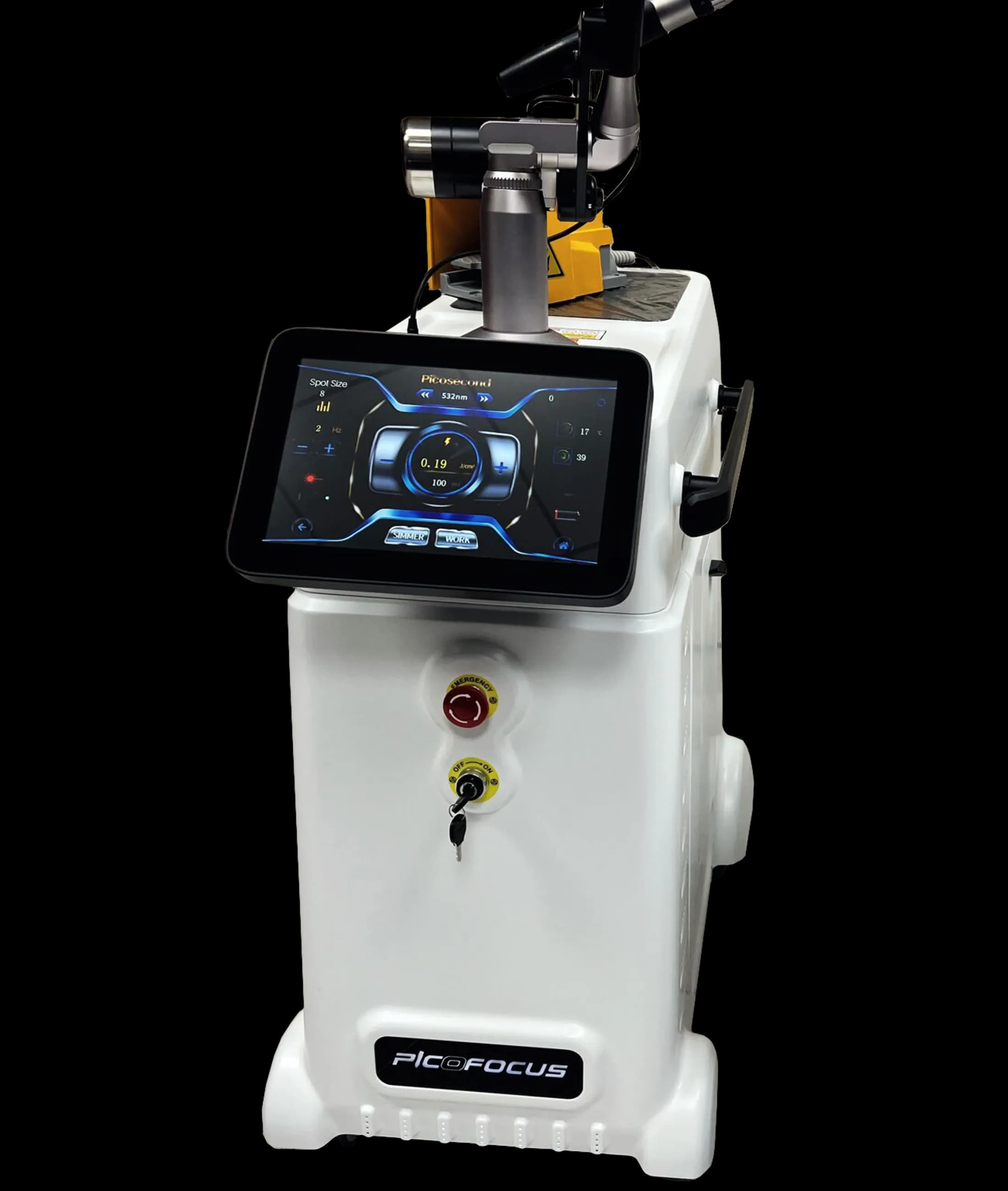 PicoFocus laser za odstranjevanje tattoojev